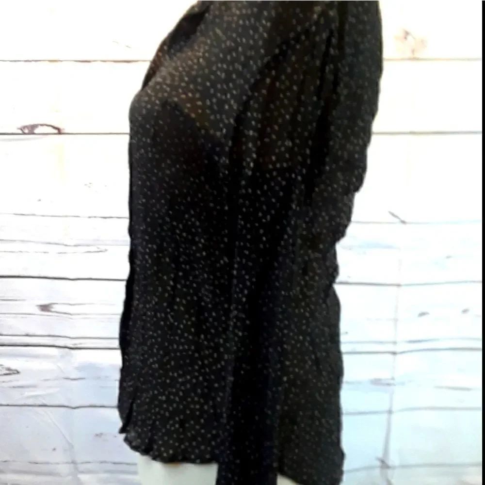 2/$20 J Jill Black Blouse Small - Picture 3 of 8